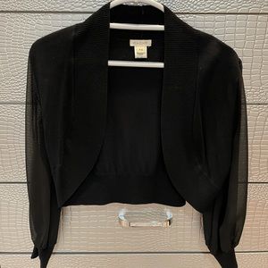 Cache open front cardigan